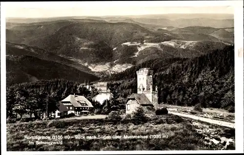 Ak Seebach in Baden Schwarzwald, Hornisgrinde, Blick nach Süden über Mummelsee