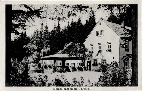 Ak Schindelbach Großrückerswalde im Erzgebirge, Schindelbachmühle