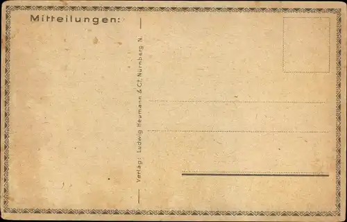 Litho Elbersroth Herrieden in Mittelfranken, Blick zum Ort, Mädchen pflückt Blumen