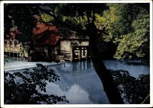 Ak Blaubeuren in Württemberg, Blautopf, Wehr