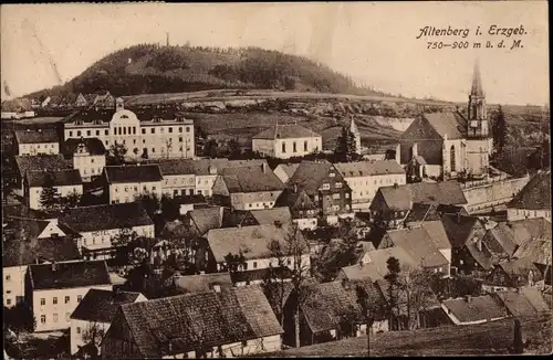 Ak Altenberg im Erzgebirge, Gesamtansicht