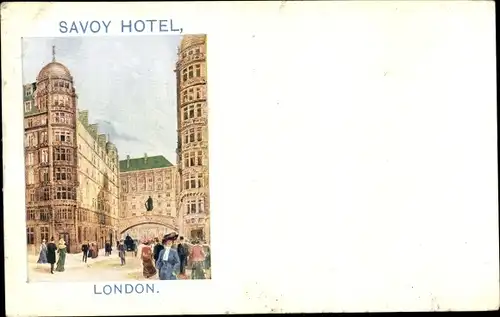 Ak London City England, Savoy Hotel