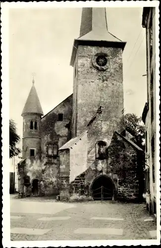 Ak Diekirch Luxemburg, Kirchpartie