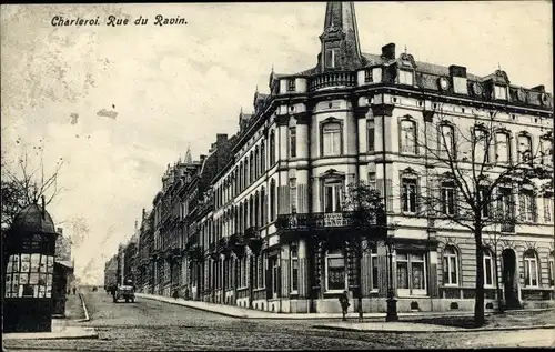 Ak Charleroi Wallonien Hennegau, Rue du Ravin
