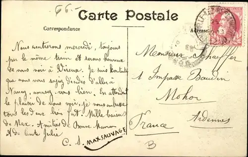 Ak Charleroi Wallonien Hennegau, Rue du Ravin