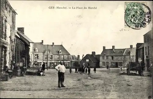 Ak Ger Manche, La Place du Marche