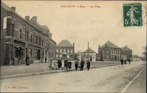 Ak Aulnoye Nord, La Gare, La Place