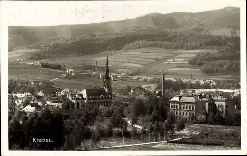 Ak Chrastava Kratzau Region Reichenberg, Gesamtansicht