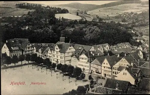 Ak Bad Hersfeld Hessen, Marktplatz