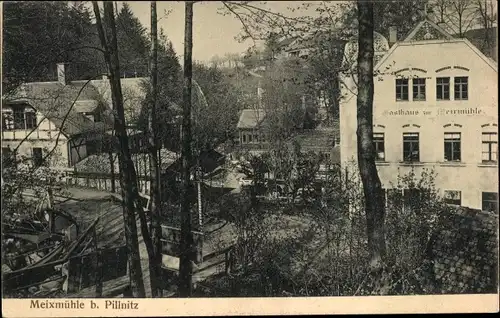 Ak Dresden Pillnitz, Meixmühle im Friedrichsgrund, Gasthaus