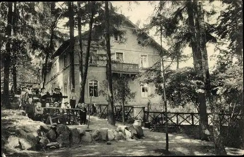 Ak Dresden Schönfeld Weißig Borsberg, Bergwirtschaft