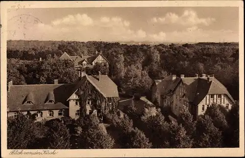 Ak Berlin Spandau, Blick von der Kirche, Wohnhäuser