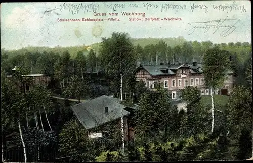 Ak Dresden Wachwitz, Gastwirtschaft Wachberg