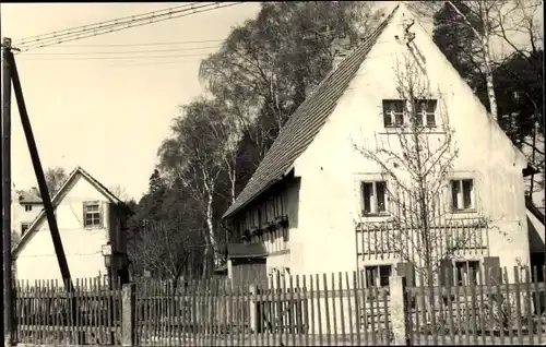 Foto Ak Dresden Schönfeld Weißig Schullwitz, Haus