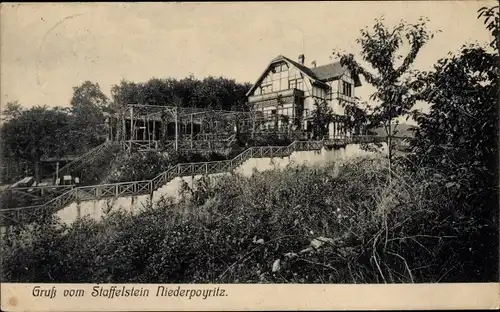 Ak Dresden Niederpoyritz, Staffelstein