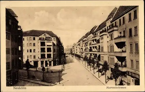Ak Berlin Neukölln, Mareschstraße