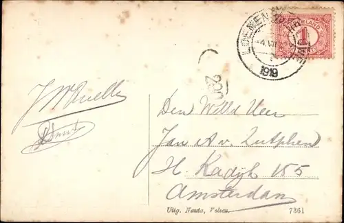 Ak Loenen Gelderland, Waterval