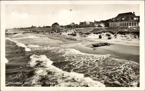 Ak Mielno Großmöllen Pommern, Strand