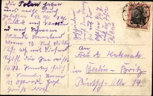 Künstler Ak Stöwer, W., Doppelschrauben-Eisenbahn-Dampffähre Deutschland