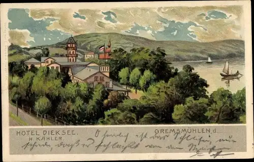 Künstler Litho Gremsmühlen, Hotel Dieksee