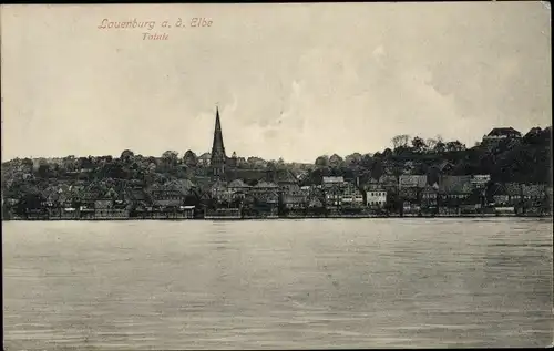 Ak Lauenburg an der Elbe, Totalansicht