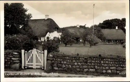 Ak Keitum auf Sylt, Friesenhaus