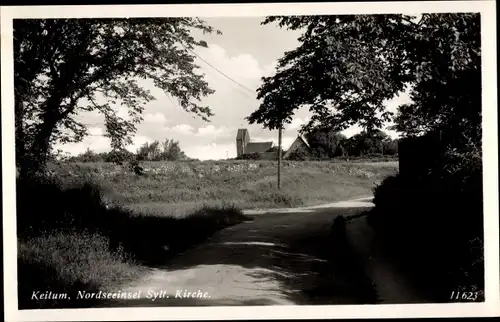 Ak Keitum auf Sylt, Kirche