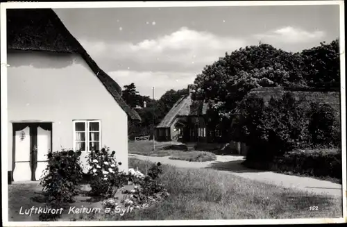 Ak Keitum auf Sylt, Ortsansicht, Häuser