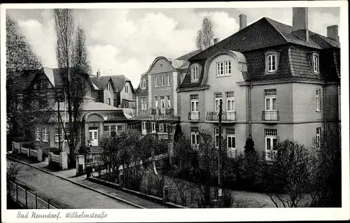 Ak Bad Nenndorf an der Weser, Wilhelmstraße