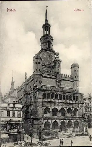 Ak Poznań Posen, Rathaus