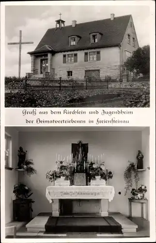 Ak Freiensteinau Hessen, Kirchlein, Jugendheim