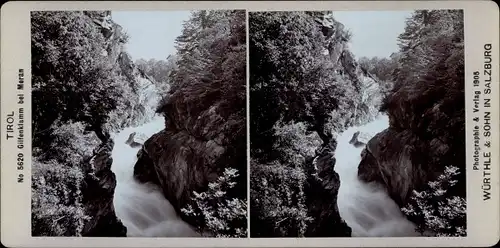 Stereo Foto Ratschings Racines Südtirol, Gilfenklamm