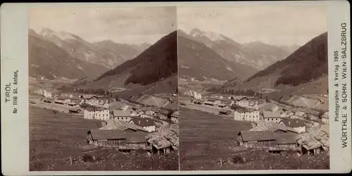 Stereo Foto St. Anton in Tirol, Panorama