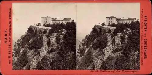 Stereo Foto Thale im Harz, Gasthaus auf dem Hexentanzplatz