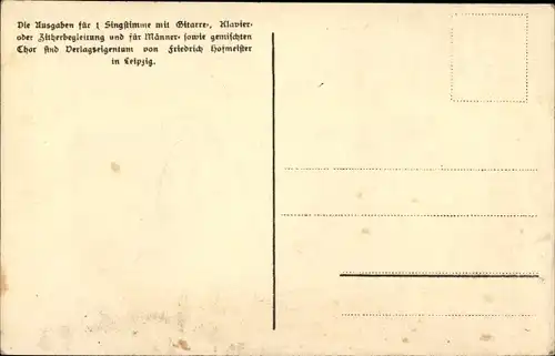 Lied Ak Günther, Anton, Feieromd, erzgebirgische Mundart No. 36