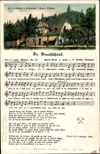 Lied Ak Günther, Anton, Da Draakschänk, Erzgebirgische Mundart Nr 25, Dreckschänke Breitenbach