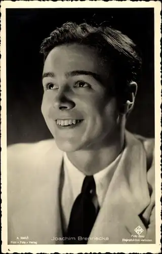 Ak Schauspieler Joachim Brennecke, Portrait