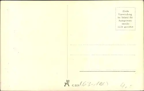 Ak Schauspieler Johannes Riemann, Portrait