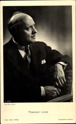 Ak Schauspieler Theodor Loos, Portrait