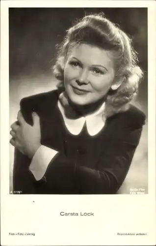 Ak Schauspielerin Carsta Löck, Portrait