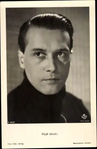 Ak Schauspieler Rolf Weih, Terra Film A 3634/1