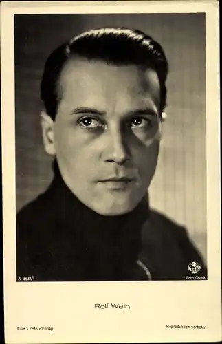 Ak Schauspieler Rolf Weih, Terra Film A 3634/1