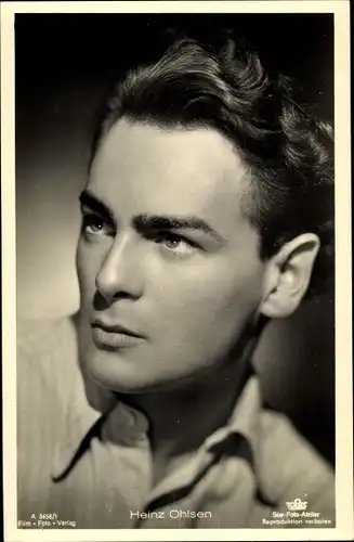 Ak Schauspieler Heinz Ohlsen, Portrait