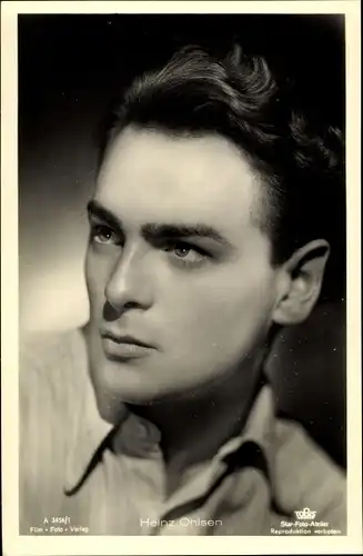 Ak Schauspieler Heinz Ohlsen, Portrait