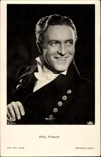 Ak Schauspieler Willy Fritsch, Portrait
