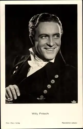 Ak Schauspieler Willy Fritsch, Portrait