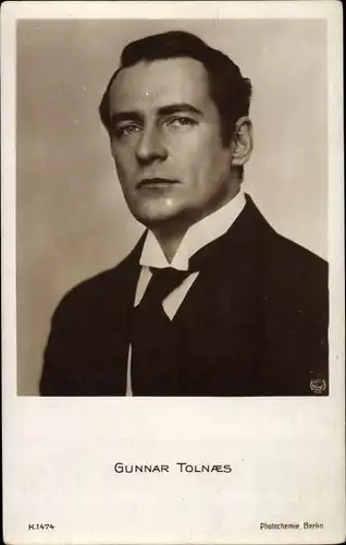 Ak Schauspieler Gunnar Tolnaes, Photochemie K 1474