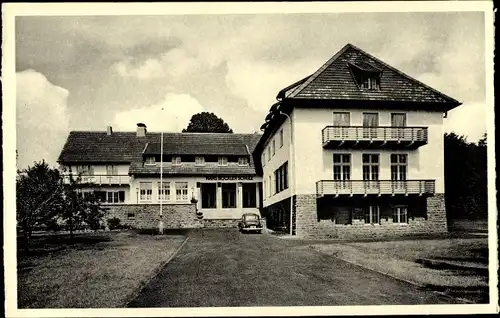 Ak Hattingen im Ruhrgebiet, Hans Böckler Schule, Vorderansicht