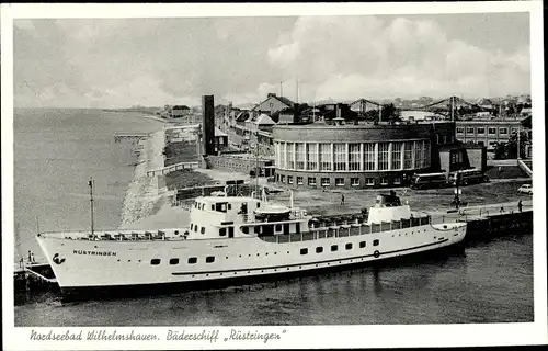 Ak Wilhelmshaven in Niedersachsen, Bäderschiff Rüstringen