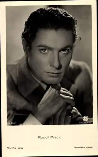 Ak Schauspieler Rudolf Prack, Portrait